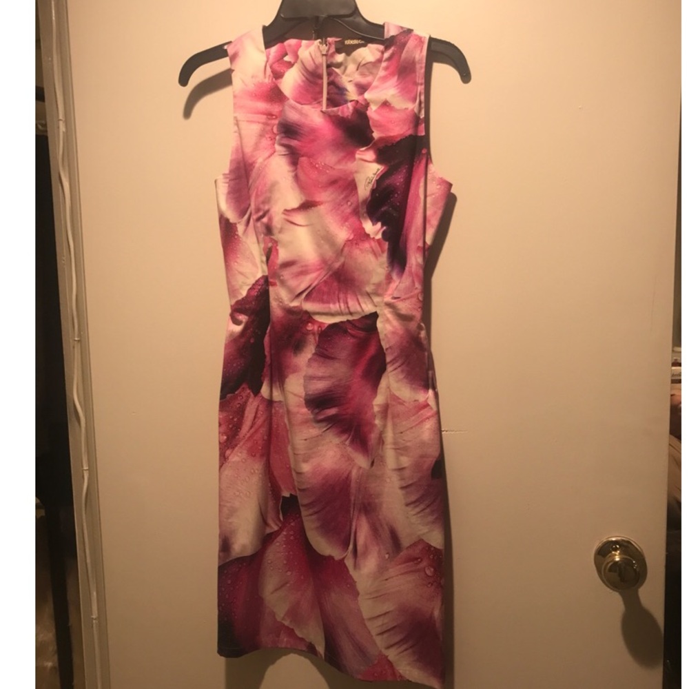 Roberto Cavalli flower print mini dress, pink